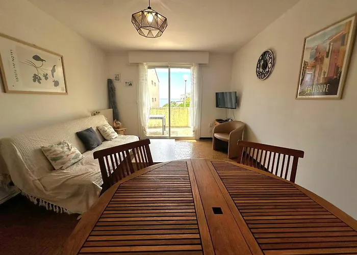 T3 6 Pers, Terrasse Et Parking A 30m De La - Fr-1-309-520 * Collioure
